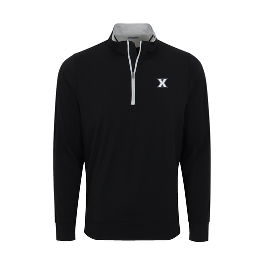 Xavier DriRelease® Performance Pullover Black with Light Grey Trim