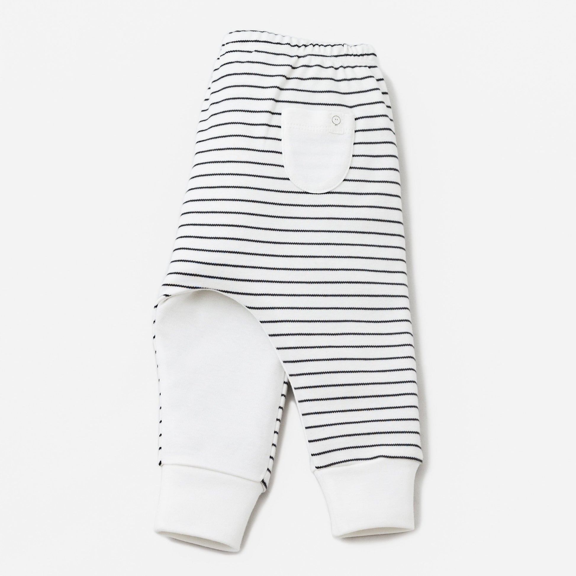 Everyday Joggers - Grey Stripe & White