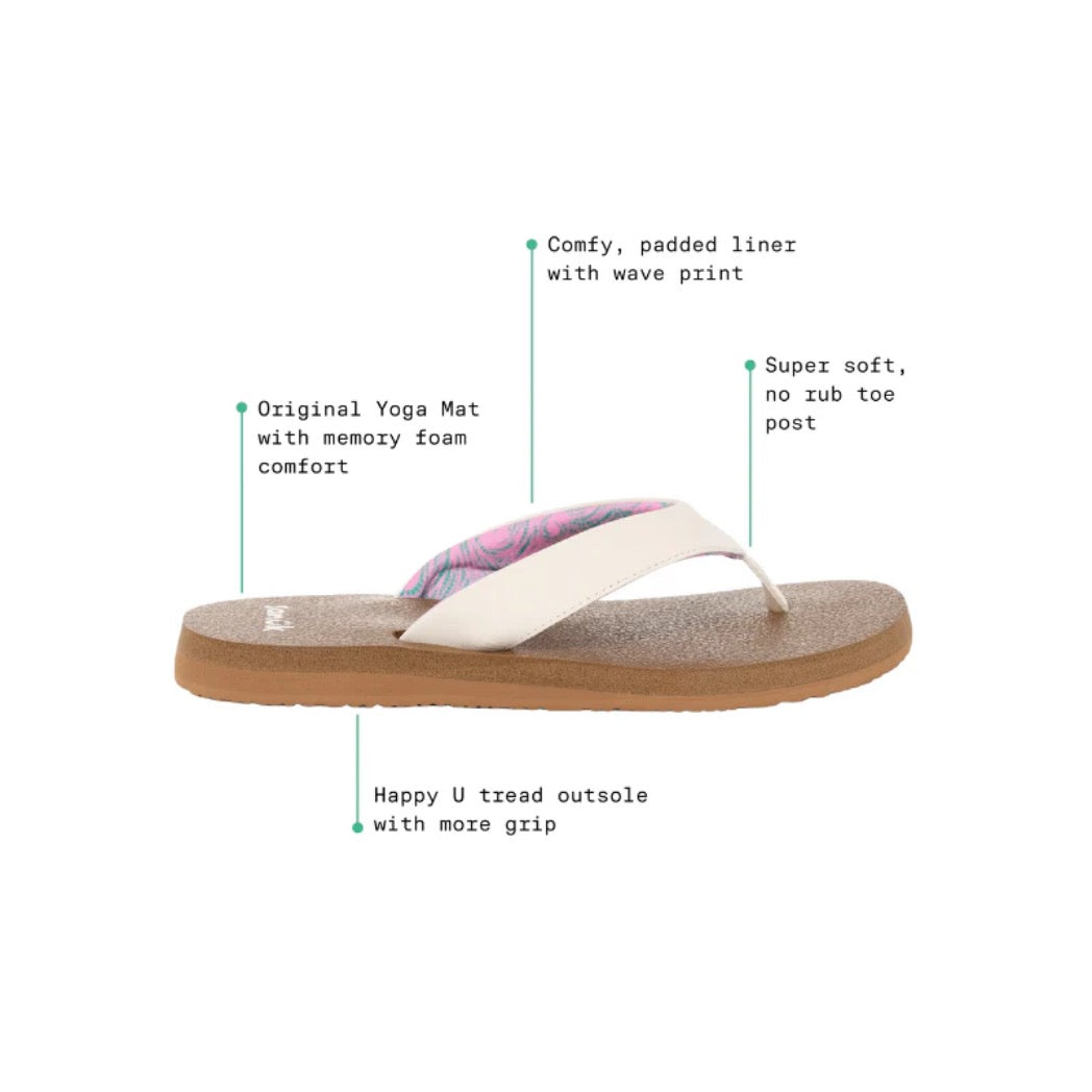 SANUK - YOGA MAT II | WHITE/BLACK