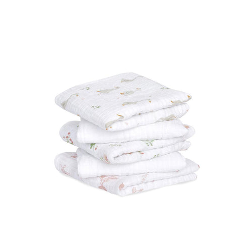 aden + anais Essentials Cotton Muslin Squares - 5 Pack - Country Floral