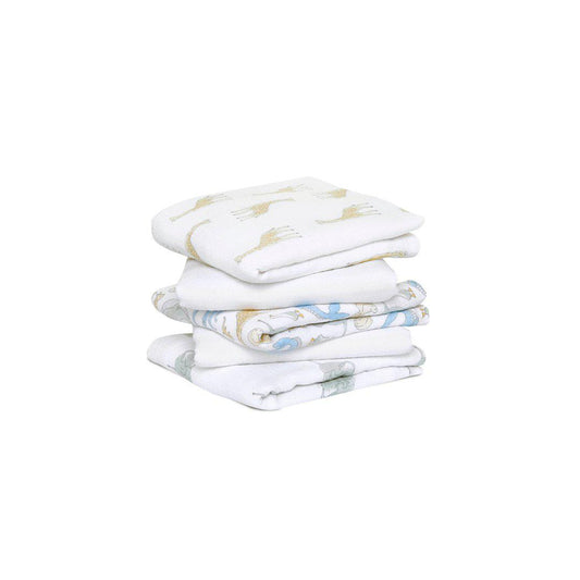 aden + anais Essentials Cotton Muslin Squares - 5 Pack - Natural History
