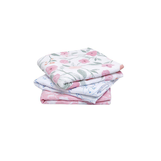 aden + anais Boutique Cotton Muslin Squares - 3 Pack - Ma Fleur