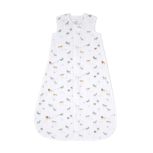 aden + anais Organic Cotton Muslin Light Sleeping Bag 1.0 Tog - Safari Dreams