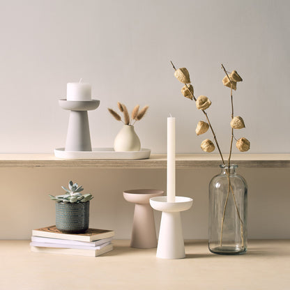 aery living | porcini candle holder large | white - LC