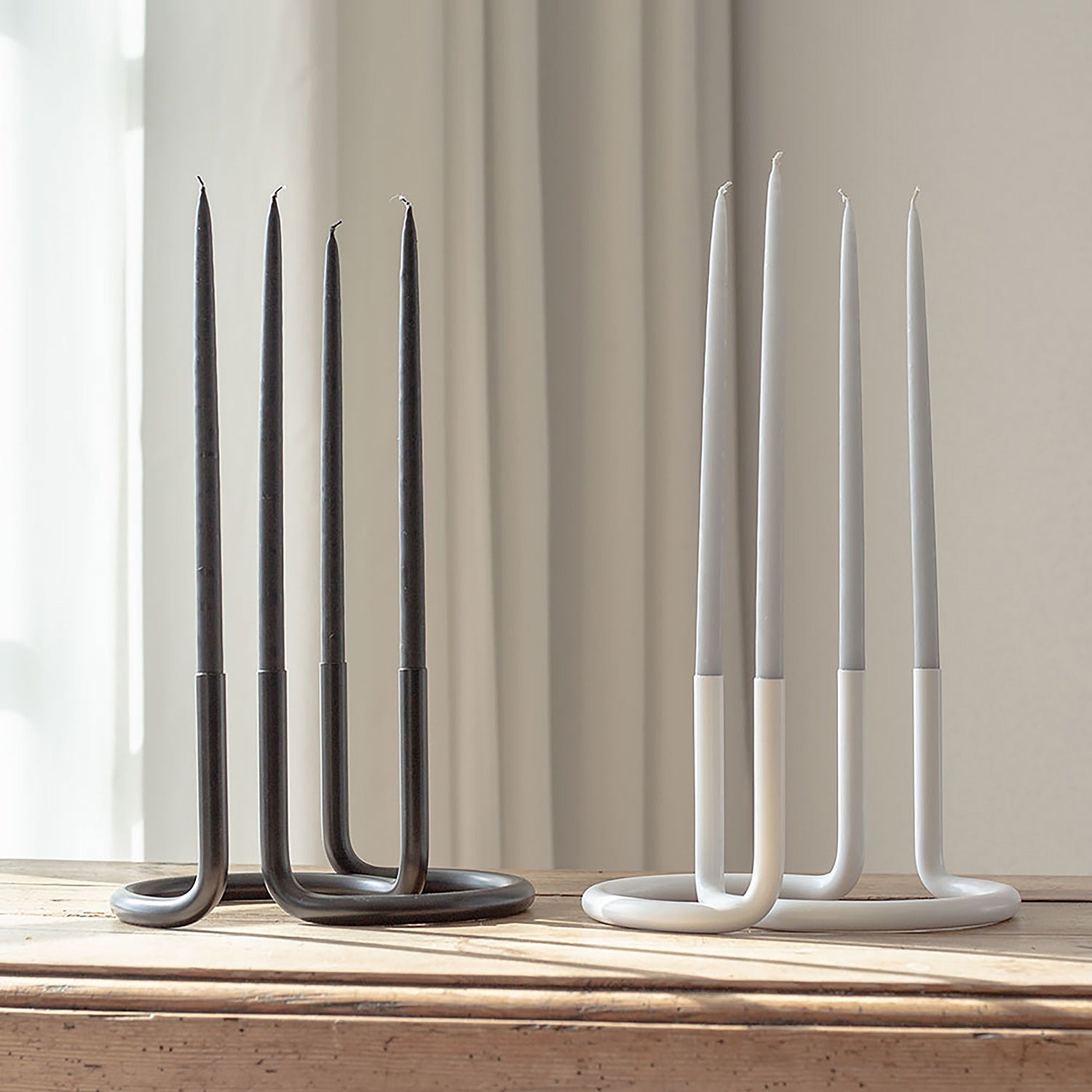 architectmade | gemini candleholder | black