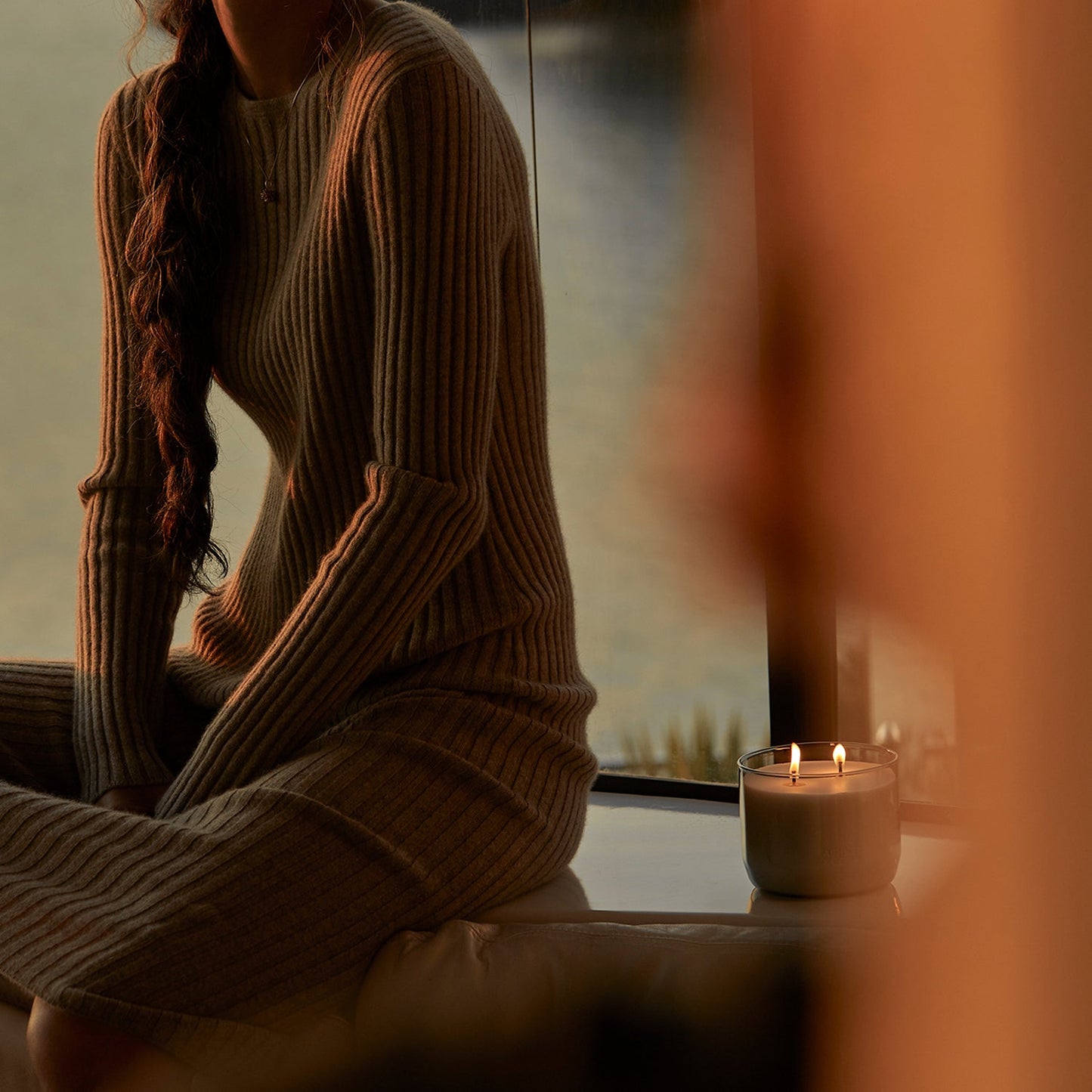 ashley + co | waxed perfume scented XL candle | tui + kahili