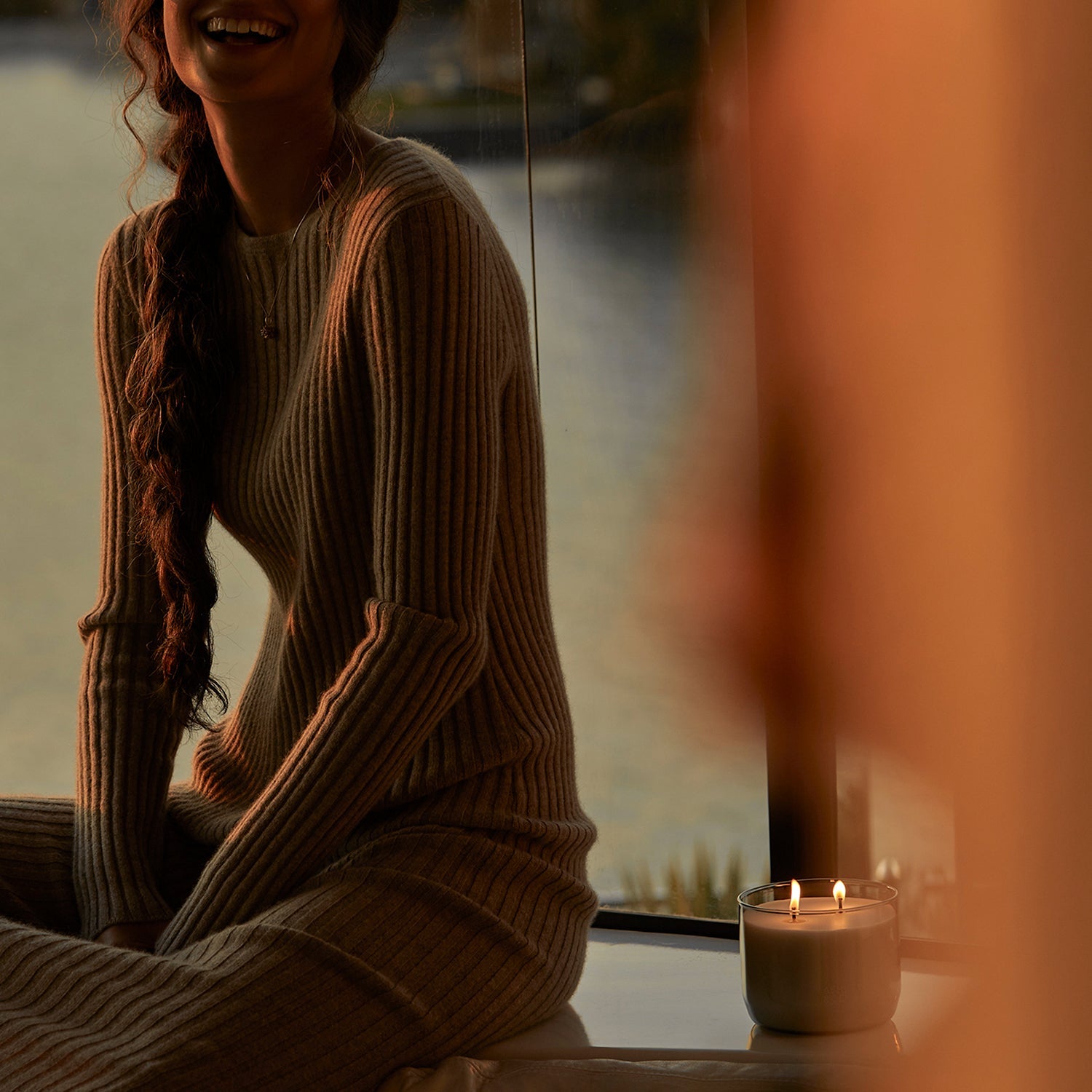 ashley + co | waxed perfume scented XL candle | tui + kahili