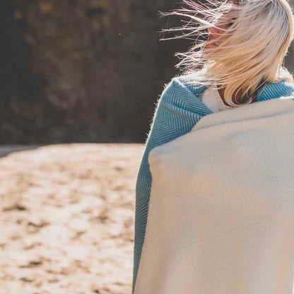 Blue Noon Wool Blanket