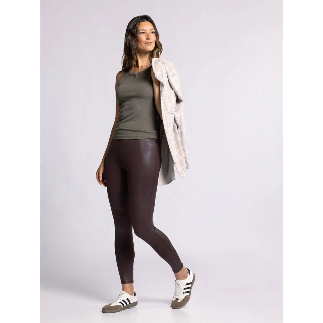 THREAD & SUPPLY - AVA LEGGINGS | DEEP MAHOGANY