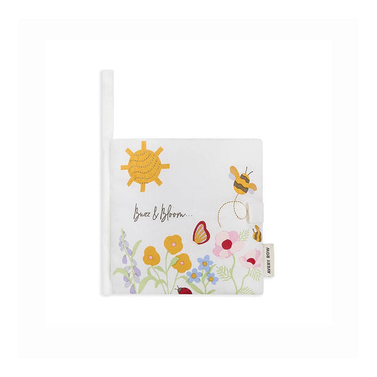 Avery Row Fabric Baby Book - Wildflower Garden