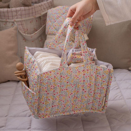 Avery Row Nappy Caddy - Wildflower Garden