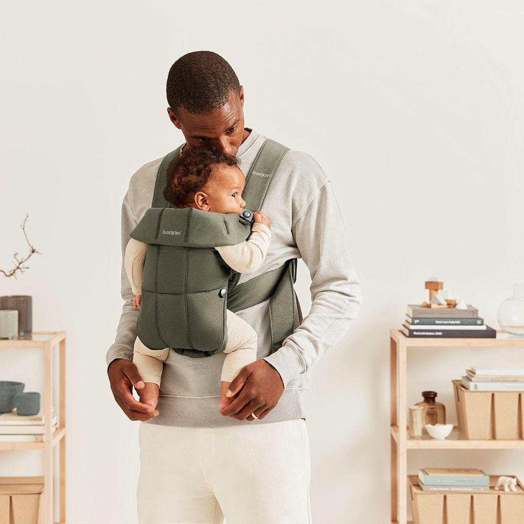 BabyBjörn Baby Carrier Mini - Woven - Dark Green