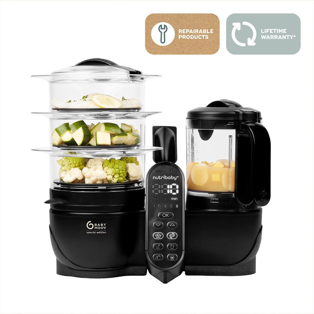 Babymoov Nutribaby (+) XL Black Edition 6 in 1 - Black