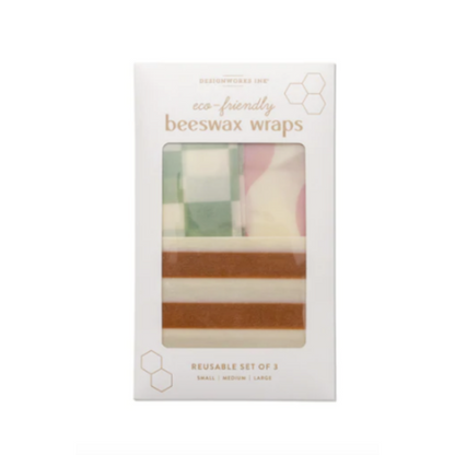 Beeswax Wrap Set of 3 - Geo