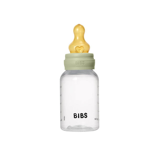 BIBS Medium Flow Baby Bottle Latex 1 Pack - Sage