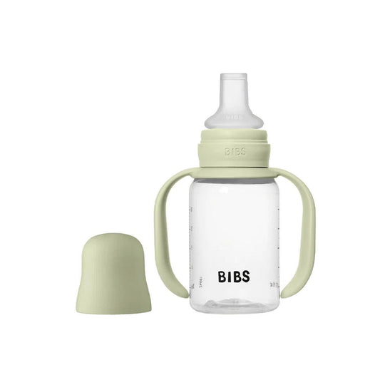 BIBS World Baby Sippy Bottle Spout Silicone 1 Pack 150ml - Sage