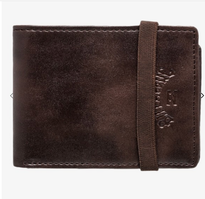Billabong -  Locked Men Brown Tri-Fold Wallet