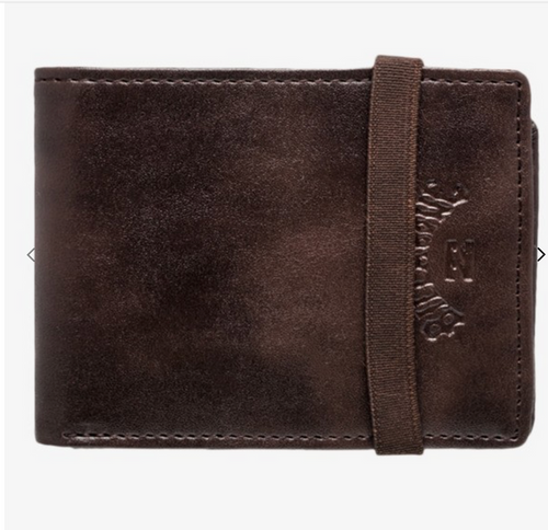 Billabong -  Locked Men Brown Tri-Fold Wallet