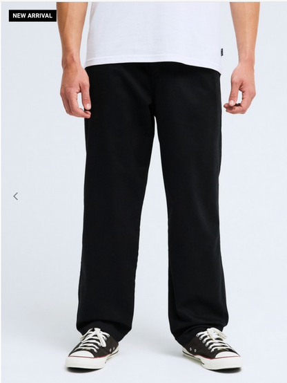 Billabong -Lennox Men Black Elasticated Trousers