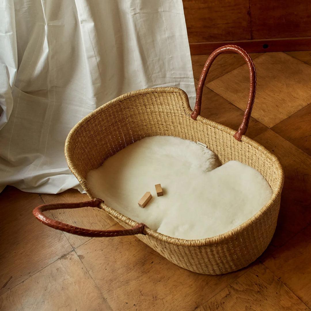 BINIBAMBA Sheepskin Snuggler - Chalk