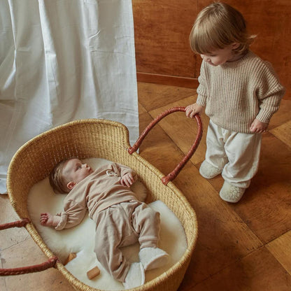 BINIBAMBA Sheepskin Snuggler - Chalk