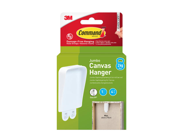 Canvas Hanger Jumbo 1 Hook 4 Strip