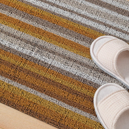 chilewich | shag utility doormat 61x91cm (24x36") | horizon stripe desert