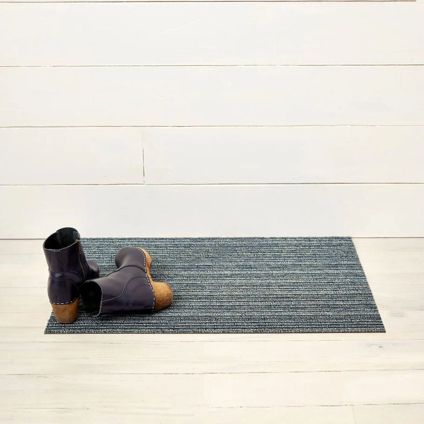 chilewich | shag doormat 46x71cm (18x28") | skinny stripe forest