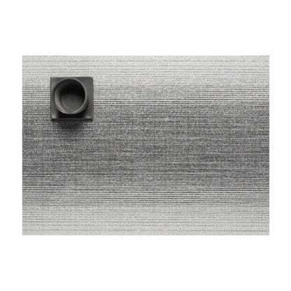 chilewich | placemat rectangle | ombre silver