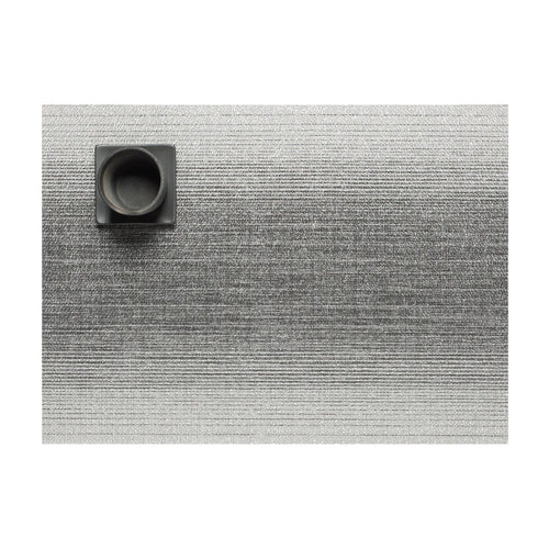 chilewich | placemat rectangle | ombre silver