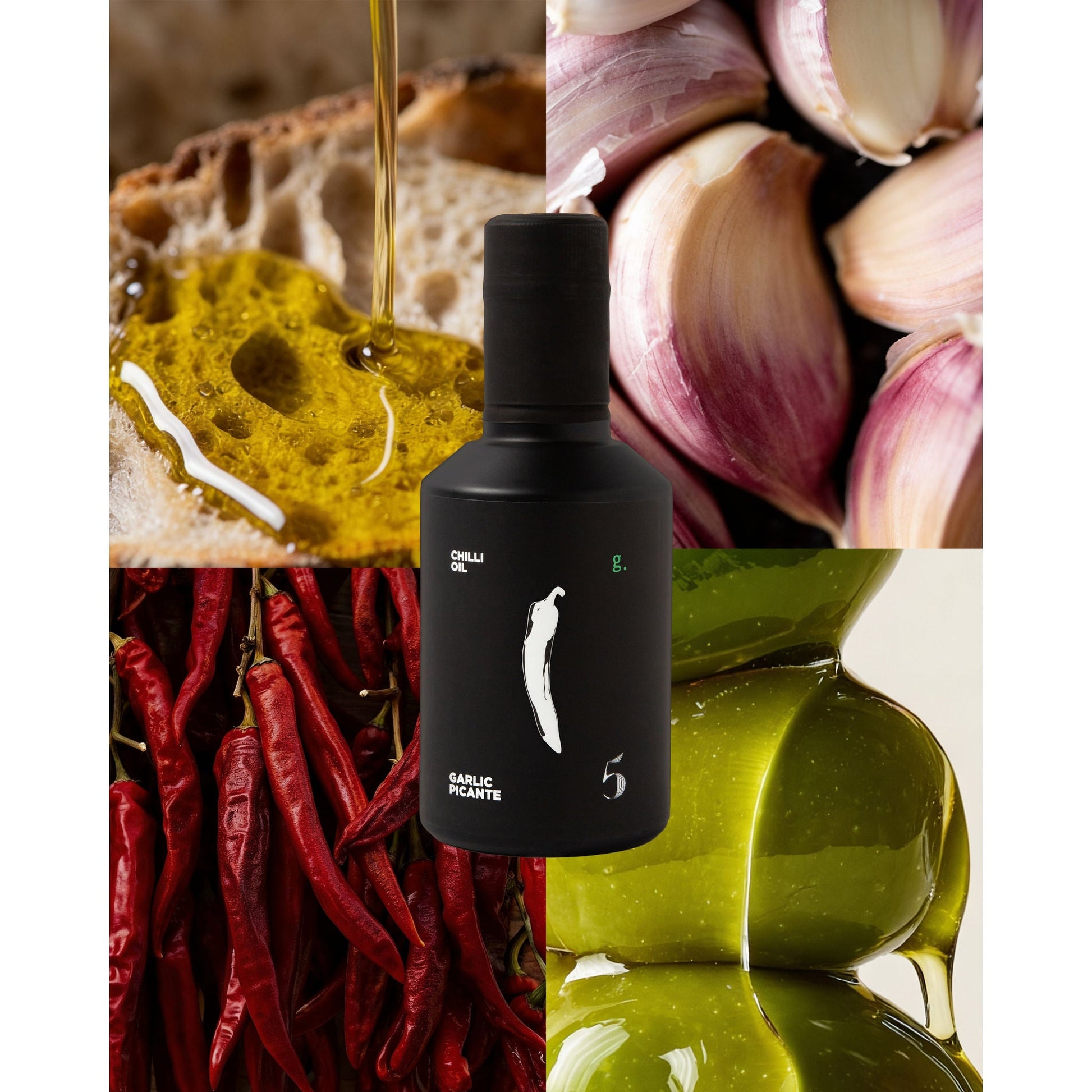 Chilli Oil - Extra Virgin | Garlic Picante
