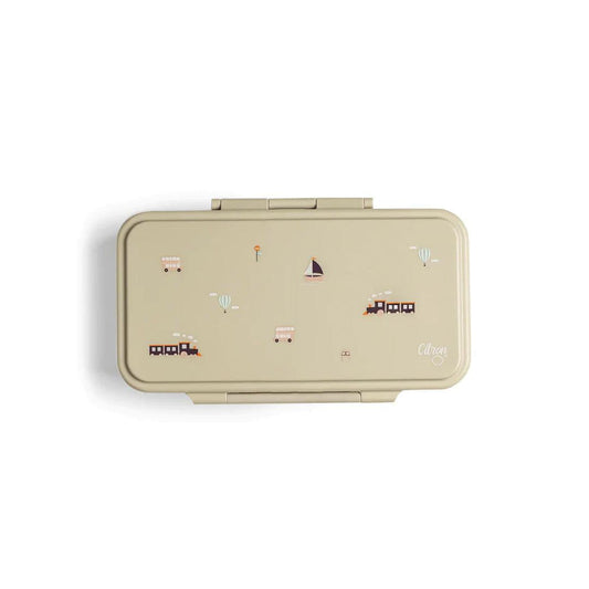 Citron Rectangle Lunchbox - Vehicles