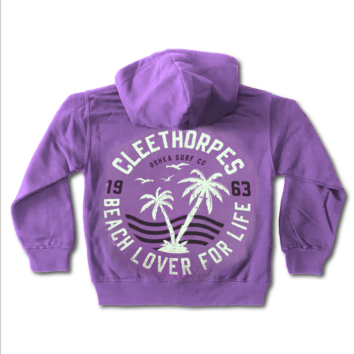 Cleethorpes BEACH LOVER kids lilac