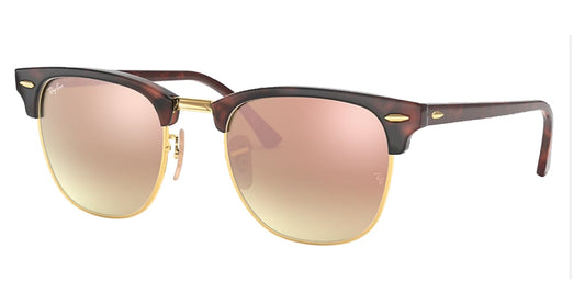 RAYBAN - CLUBMASTER | Red Havana w/ Copper Flash