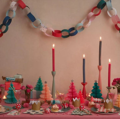 Rainbow Forest Honeycomb Decorations