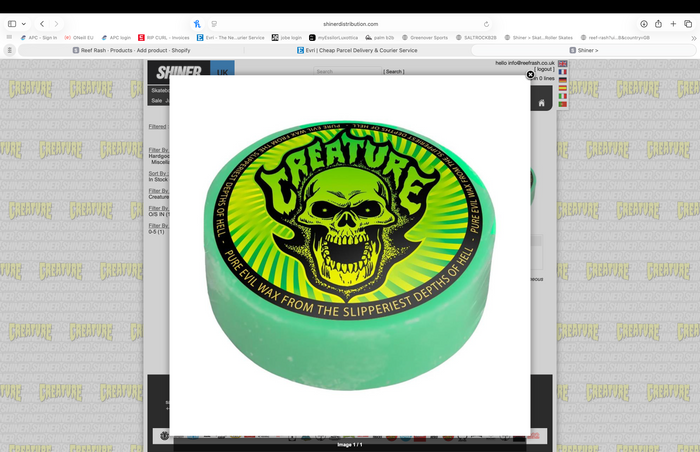 Creature Wax Creature Bonehead Flame Wax
