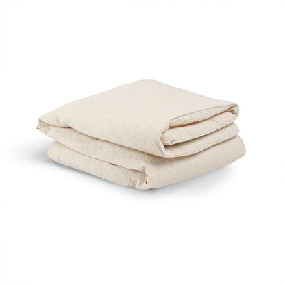 CuddleCo 4pc Cot Bed Bedding Set - Cashmere Waffle
