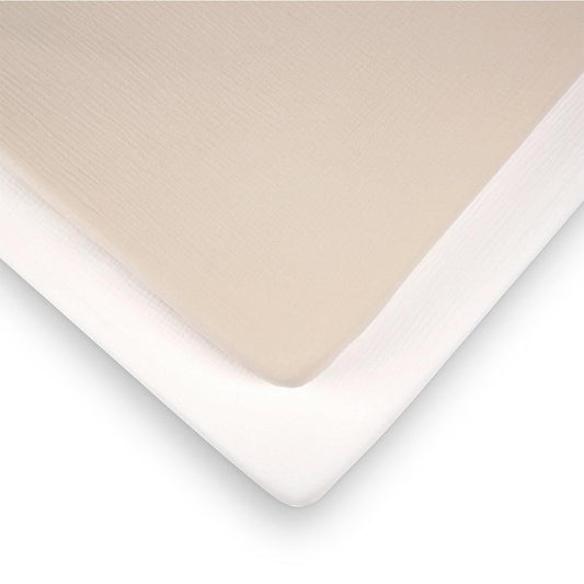 CuddleCo 4pc Cot Bed Bedding Set - Cashmere Waffle