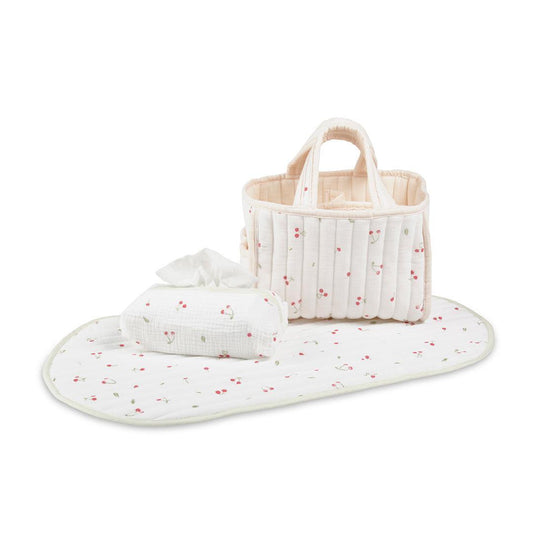 CuddleCo Changing Set - Ditsy Cherry