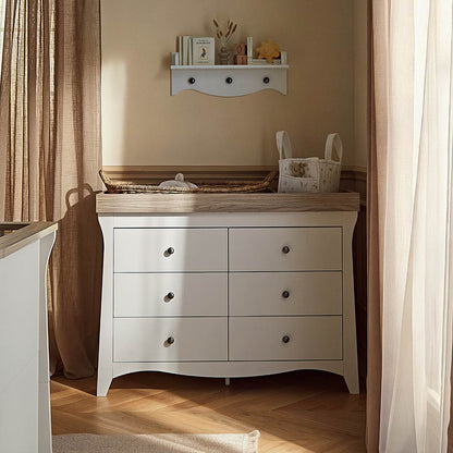 CuddleCo Clara Luxe 3pc Set - White/Ash