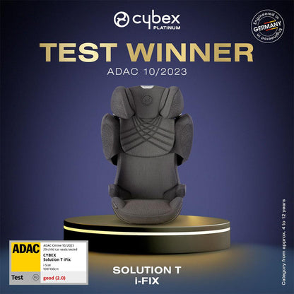 CYBEX Solution T i-Fix Plus Car Seat - Cozy Beige