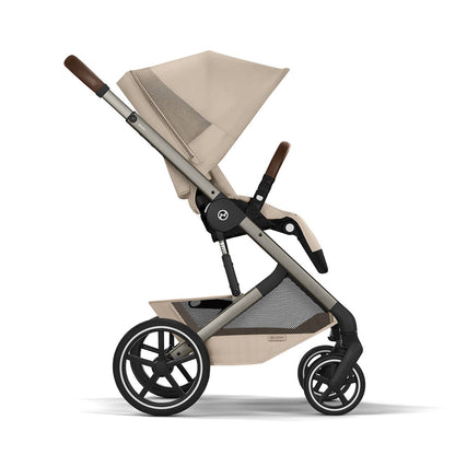 CYBEX Balios S Lux Pushchair + Fold Carry Cot - Almond Beige