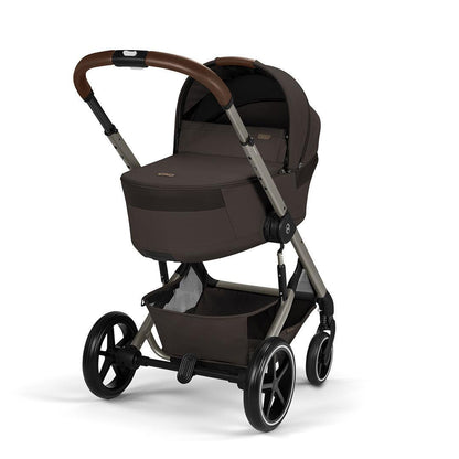 CYBEX Balios S Lux Pushchair + Fold Carry Cot - Chocolate Brown