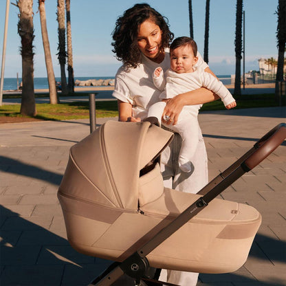 CYBEX Balios S Lux Pushchair + Fold Carry Cot - Moss Green