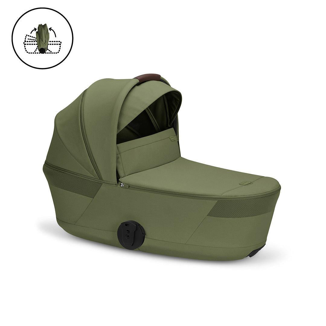 CYBEX Balios S Lux Pushchair + Fold Carry Cot - Moss Green