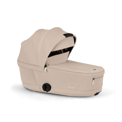 CYBEX e-PRIAM Pushchair & Fold Cot - Comfort - Cozy Beige/Black