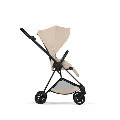 CYBEX Mios Comfort Pushchair & Foldable Carrycot - Cozy Beige/Black