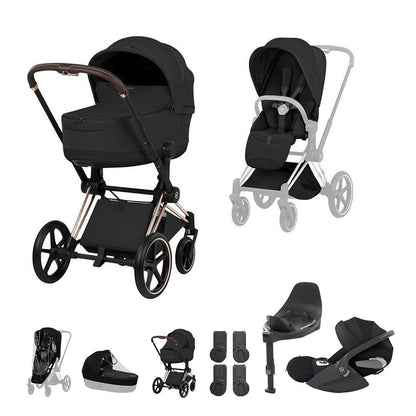 CYBEX PRIAM Fold Cot Travel System Bundle - Style