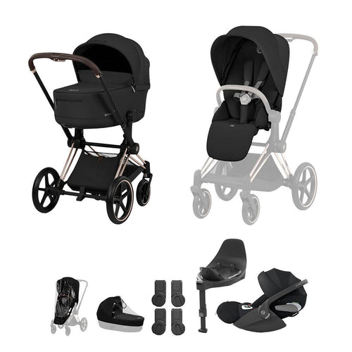 CYBEX PRIAM Fold Cot Travel System Bundle - Comfort