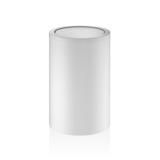 decor walther | BASIC series DW 124 | paper bin with revolving cover | white matt - SO